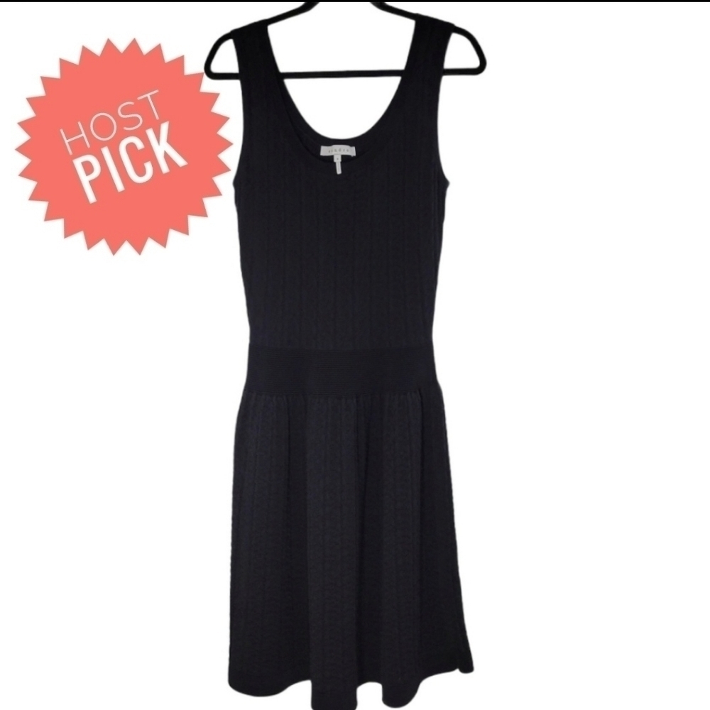 ❗️SALE ❗️Sandro Paris Black Knit Sleeveless Sweater Dress Size 3